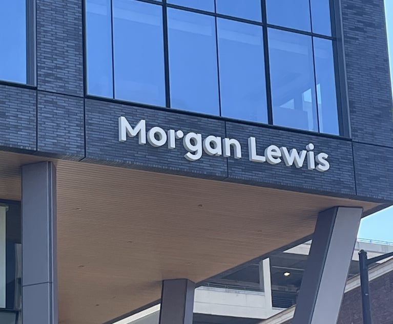 Morgan Lewis Singled Out in 'Open Letter' Over Intel Discrimination Suit