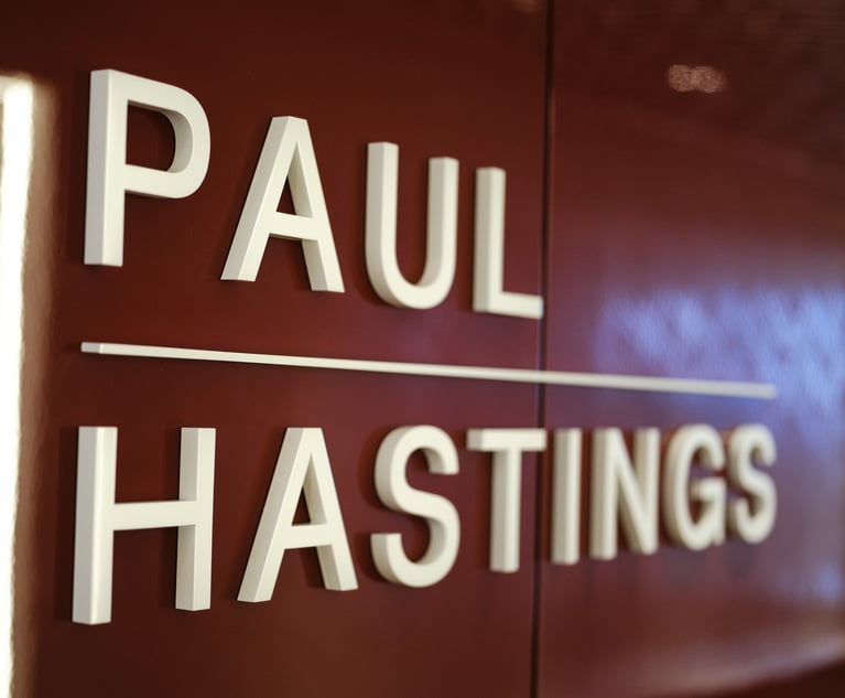 Davis Polk Capital Markets Partner Heads to Paul Hastings