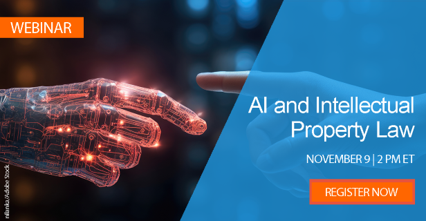 WEBINAR: AI & Intellectual Property Image