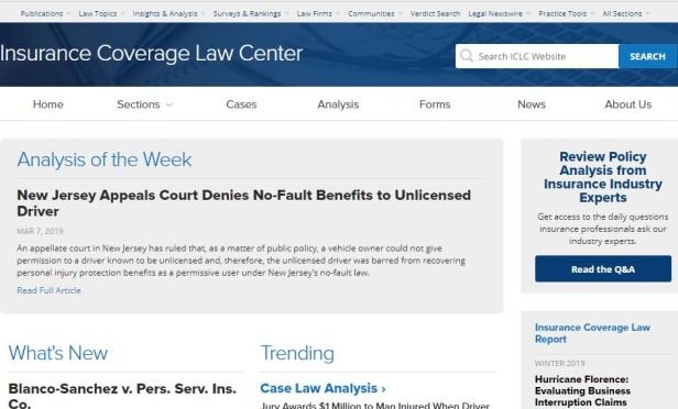 Announcing the Insurance Coverage Law Center, the next generation of FC&S Legal