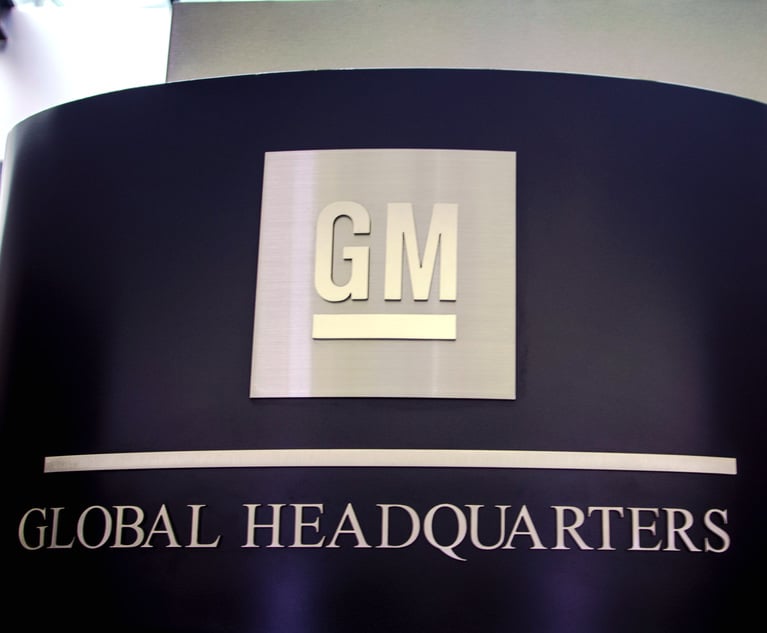 General Motors class action will be centralized in Northern District of Georgia