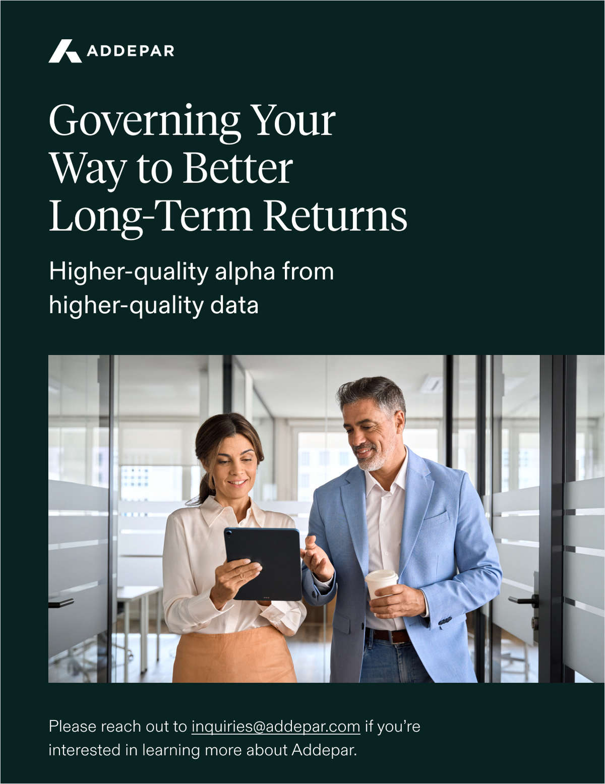 Governing Your Way to Better Long-Term Returns: Higher-Quality Alpha From Higher-Quality Data link