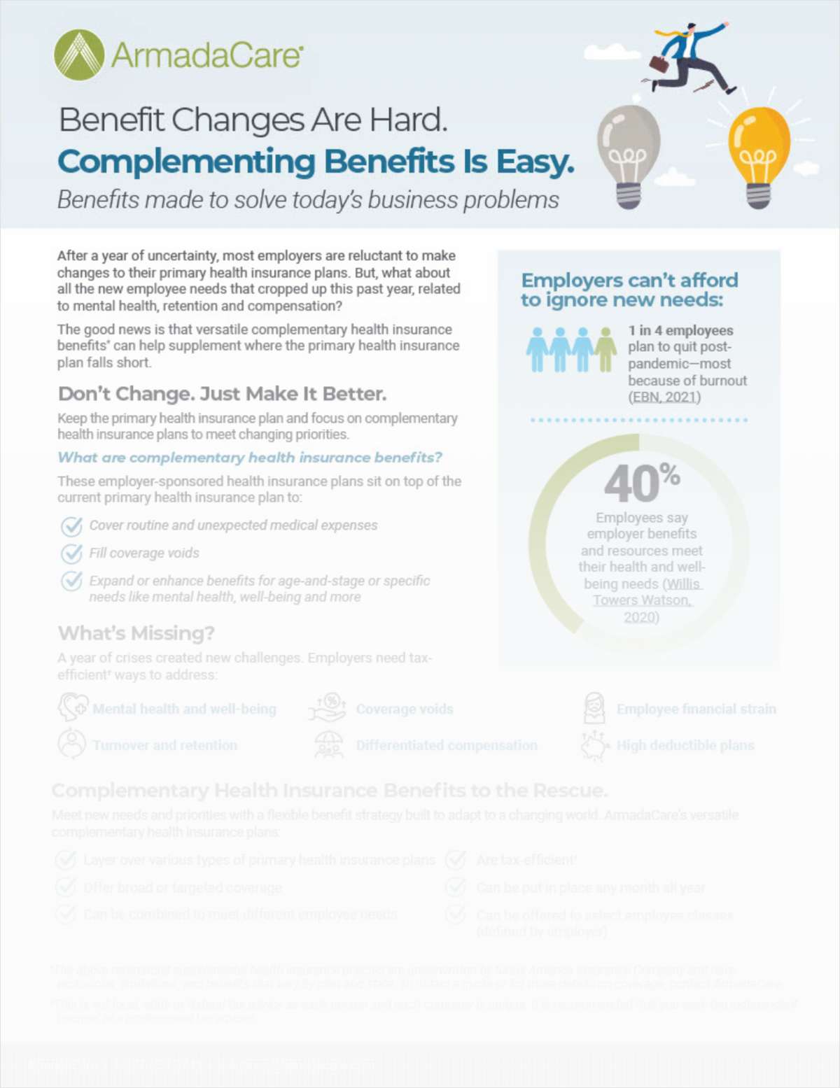 Benefit Changes Are Hard. Complementing Is Easy! link