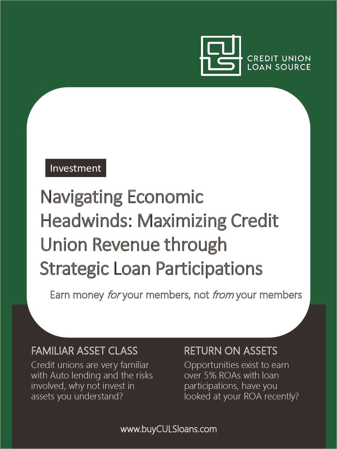 Maximizing Credit Union Revenue through Strategic Loan Participations link