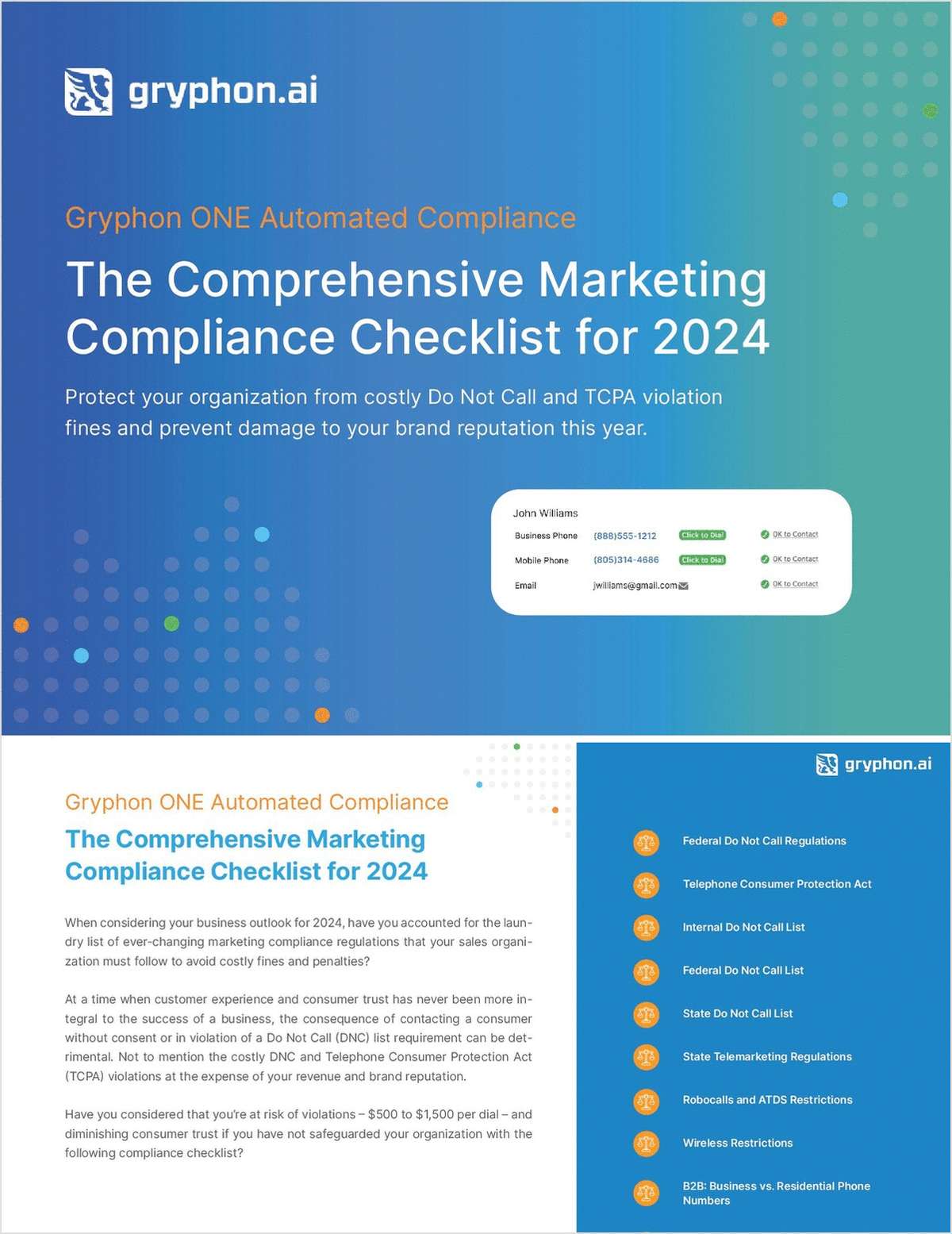 The Comprehensive Marketing Compliance Checklist for 2024 link
