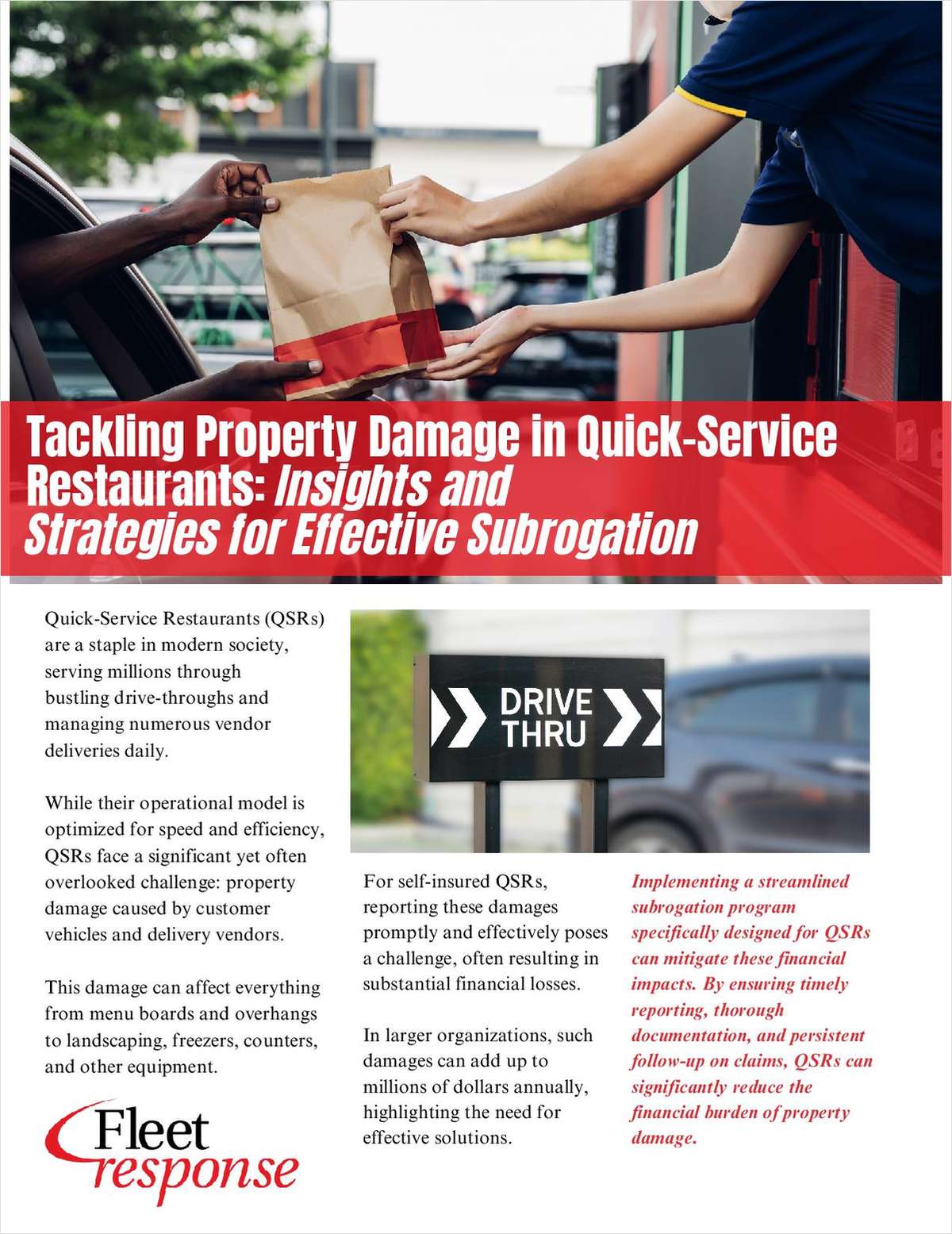 Tackling Property Damage in Quick-Service Restaurants: Insights and Strategies for Effective Subrogation link