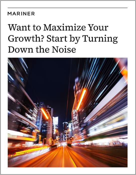 Want to Maximize Your Growth? Start by Turning Down the Noise link