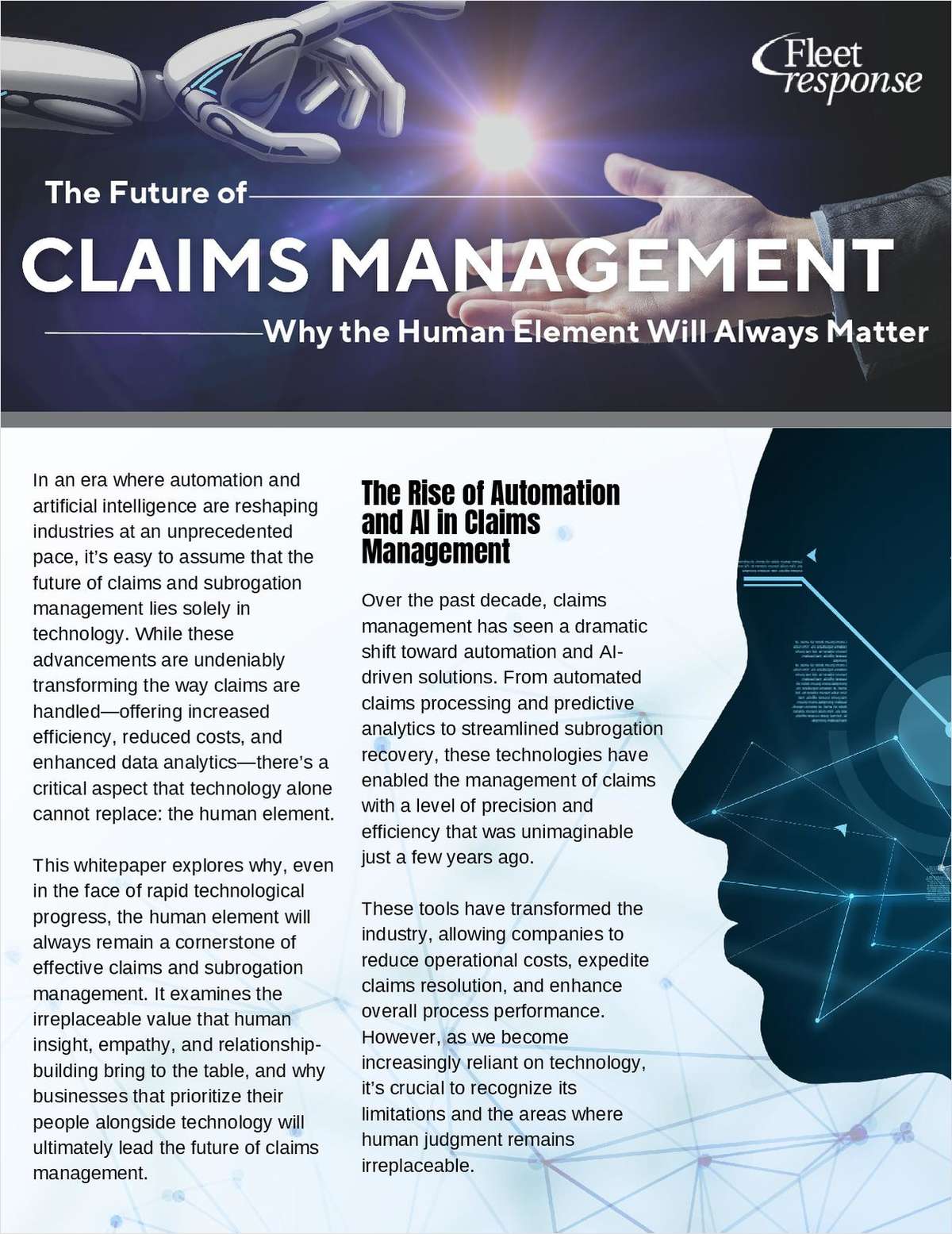 The Future of Claims Management: Why the Human Element Will Always Matter link