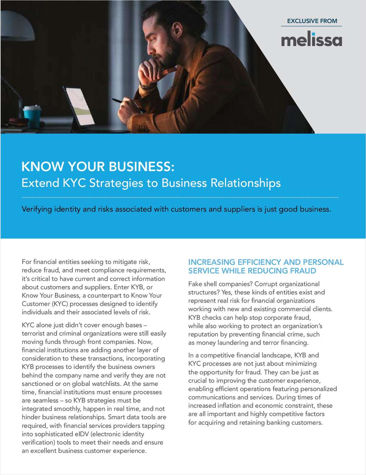 Know Your Business: Extend KYC Strategies to Business Relationships link