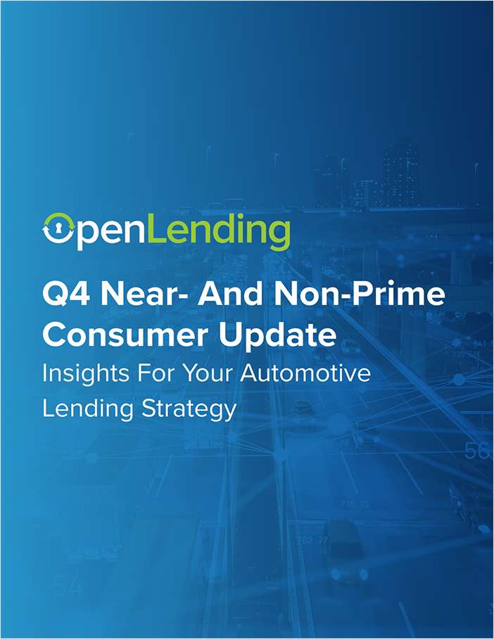 Near and Non-Prime Automotive Consumer Update link
