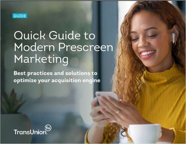 Quick Guide to Modern Prescreen Marketing link