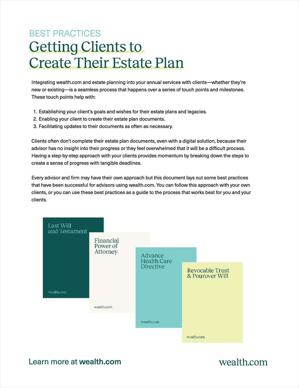 6 Steps to Help Clients with Estate Planning link