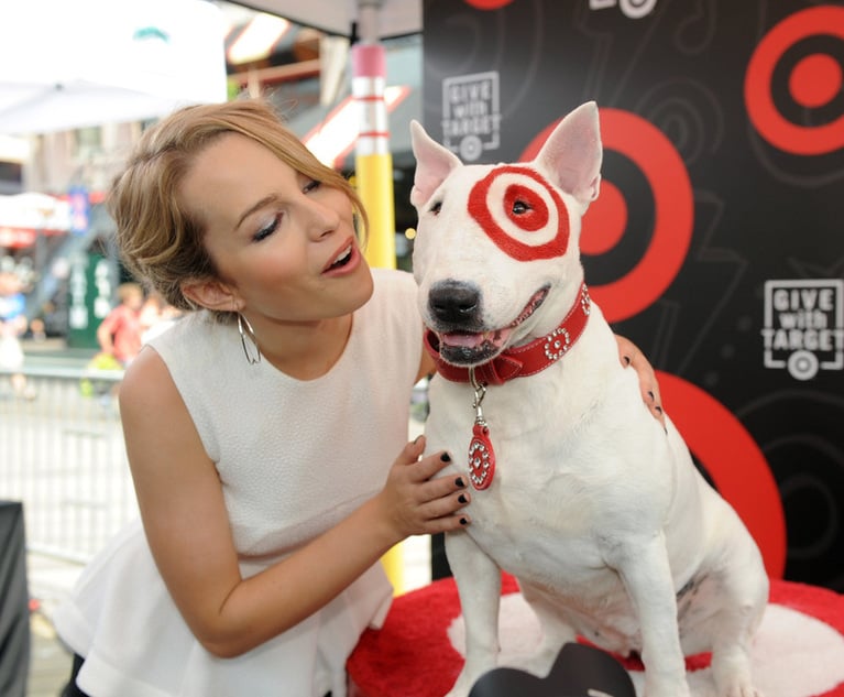 Dog Gone It, Target: Provider of Retailer's Mascot Dog Sues Over Contract Cancellation