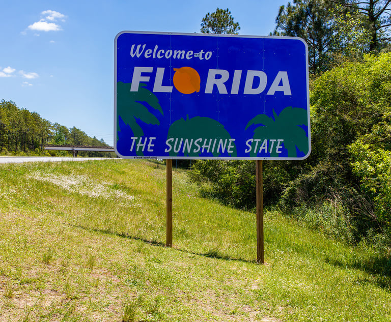 Florida-Based Law Firms Start to Lag, As New York Takes a Bigger Piece of Deals