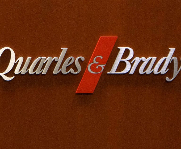 2 Years After Paul Plevin Merger, Quarles & Brady’s Revenue Up More than 13%