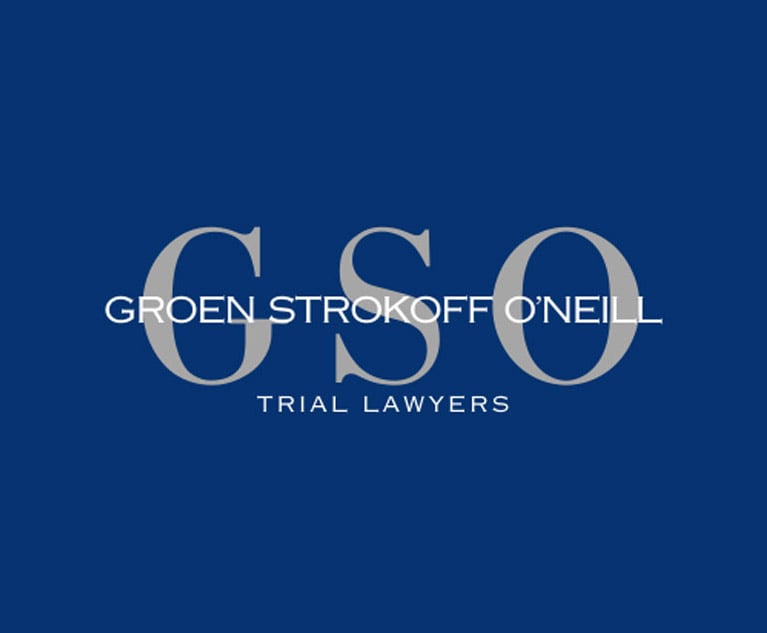 Groen Strokoff O'Neill, LLC adds accomplished Trial Lawyer, William "Bill" Coppol.