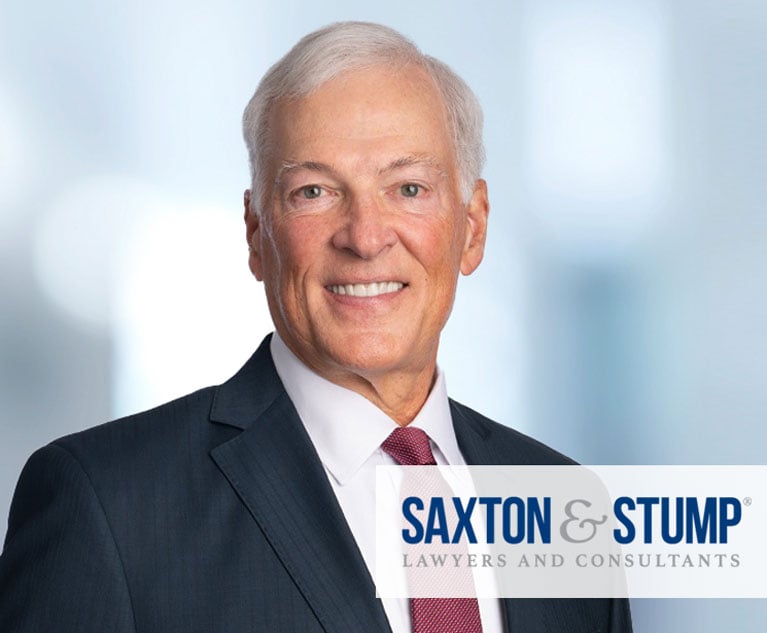 Former Federal Judge Christopher Conner Joins Saxton & Stump as Attorney and Shareholder