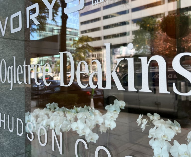 Ogletree Deakins Expanding to Baltimore, Adding 16-Lawyer Boutique