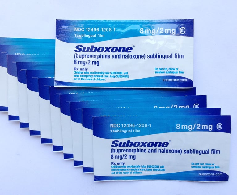 Suboxone MDL Mostly Survives Initial Preemption Challenge