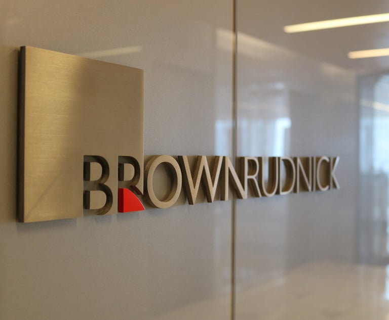 Brown Rudnick’s Brand and Reputation Group Unfazed After Loss of 6 Prominent Partners and Their Big-Name Clients