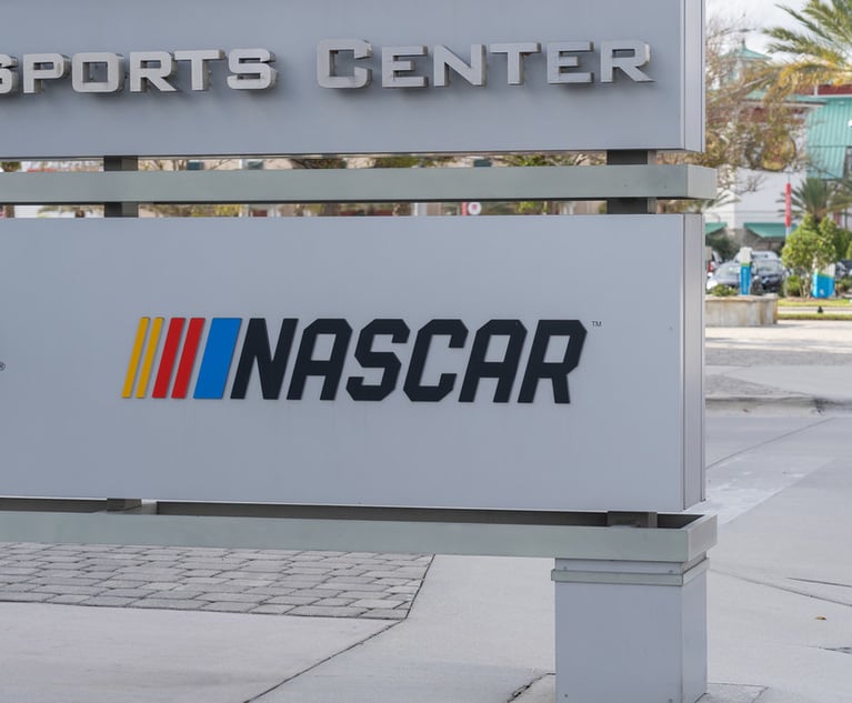 Federal Judge Rejects Teams' Challenge to NASCAR's 'Anticompetitive Terms' in Agreement