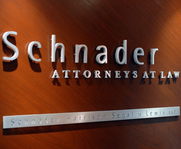 Ex-Schnader Partner Nears Settlement in Misappropriated Comp Class Action