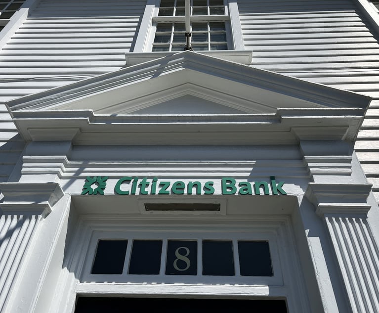 Federal Judge Allows Elderly Woman's Consumer Protection Suit to Proceed Against Citizens Bank