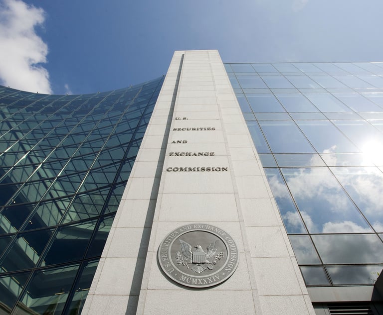 New Am Law 100 Partner Emerges on Trump’s Shortlist for SEC Chair