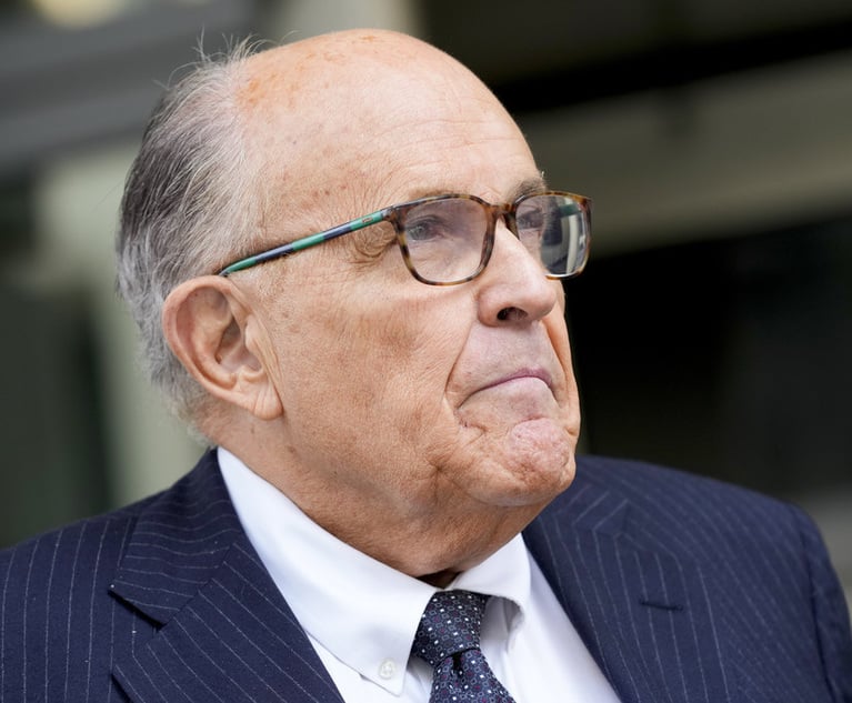 Rudy Giuliani Loses Bid to Dismiss $1.3 Million Davidoff Hutcher & Citron Suit Over Unpaid Legal Fees