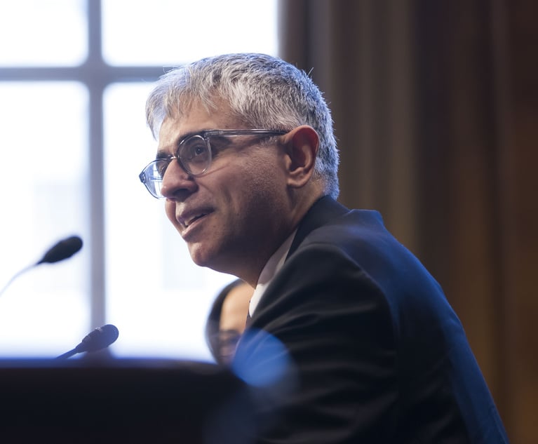 Third Circuit Nominee Mangi Sees 'No Pathway to Confirmation,' Derides 'Organized Smear Campaign'