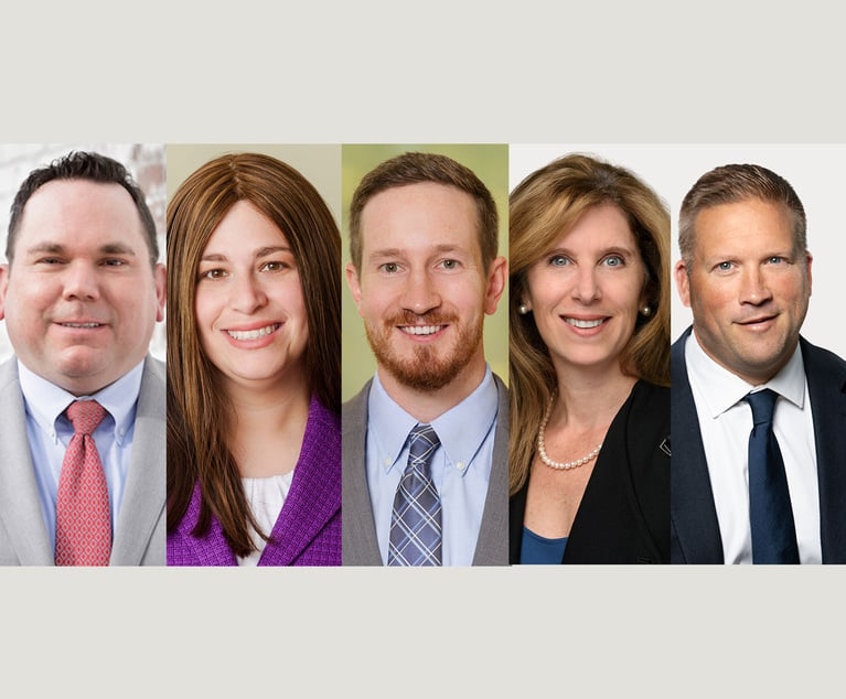 Southern Connecticut Firms Promote 5 New Partners