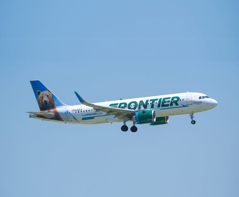 Passenger Sues Frontier Airlines for Burns Sustained From In-Flight Beverage