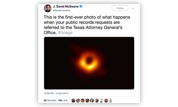 Black Hole Twitter: Gravity Pulled the Law Into This Week's Big Space Photo