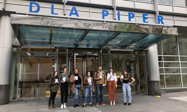 DLA Piper Targeted by Student Protests in Three Cities