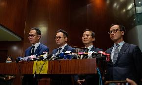 With Opposition Lawmakers Gone Questions Arise Once Again About Hong Kong's Rule of Law