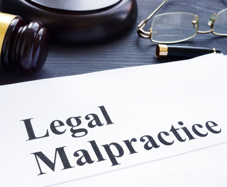 Documents about Legal Malpractice in court.