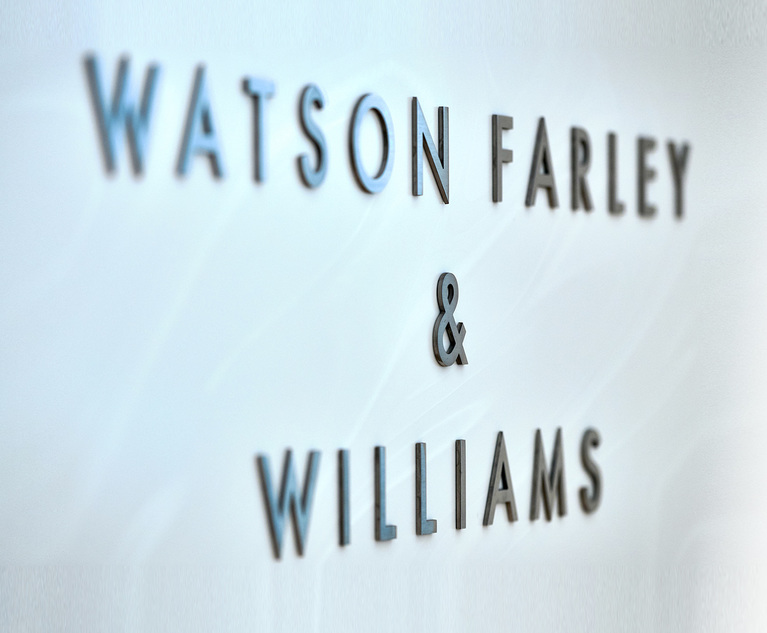 Watson Farley Opens in Japan With Lateral Hires From White & Case