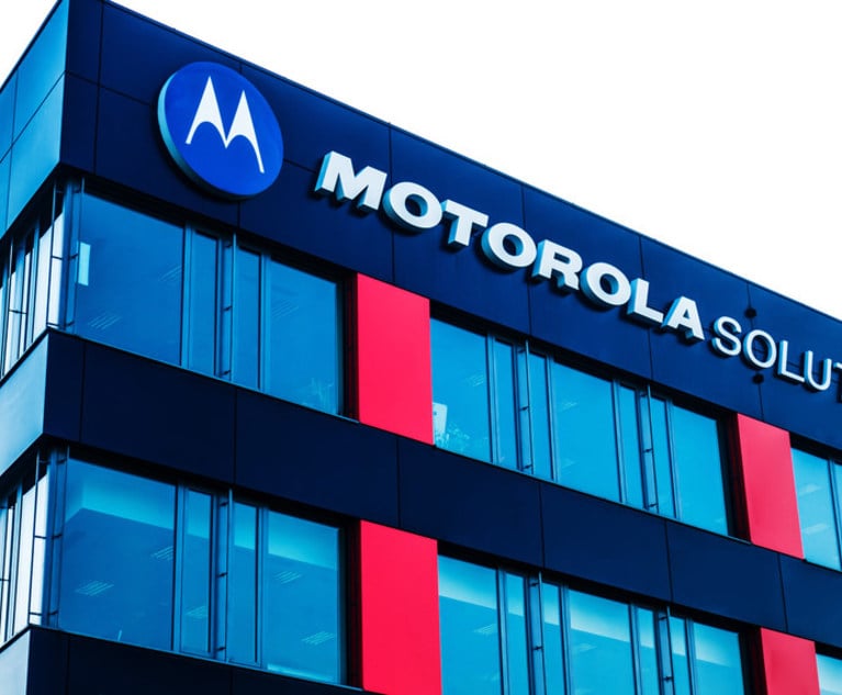 Illinois Appellate Court Revives Birth Defects Suit Against Motorola Solutions