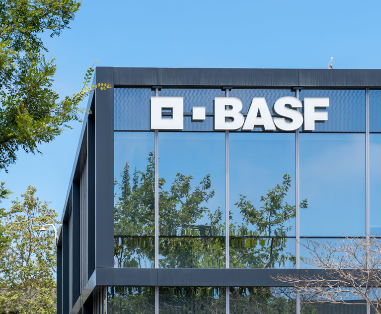 Chemical Firm BASF Strikes 316 5M Settlement With Drinking Water Providers