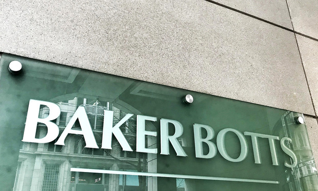 <i>Baker Botts offices in Washington, D.C. / Photo: Diego M. Radzinschi/ALM</i>