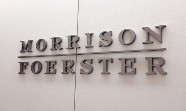 Morrison & Foerster sign