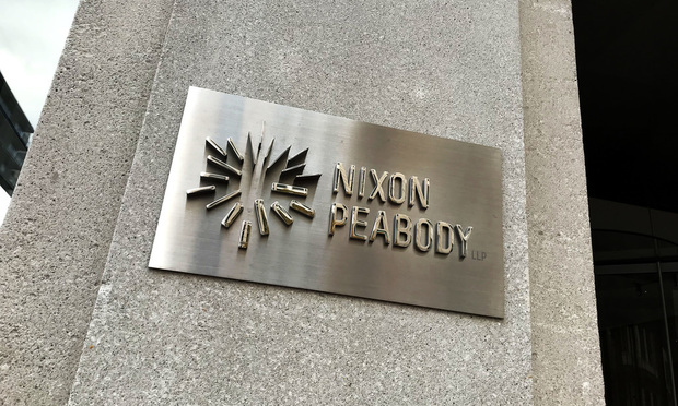 Nixon Peabody signage