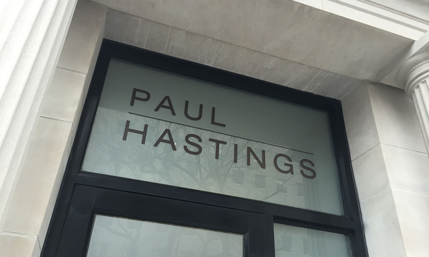 Fifth Partner Leaves Paul Hastings in Asia This Year