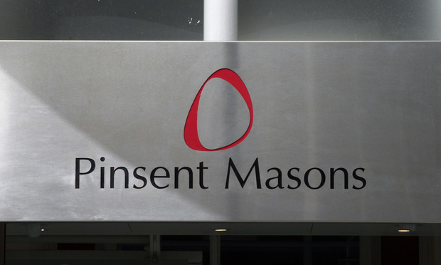 Pinsent Masons signage