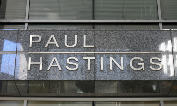 Paul Hastings sign