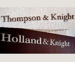 Holland & Knight Thompson & Knight Finalize Merger Plans