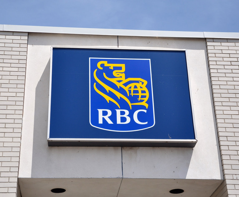 Royal Bank of Canada Elevates GC to CLO As Part of Leadership Overhaul
