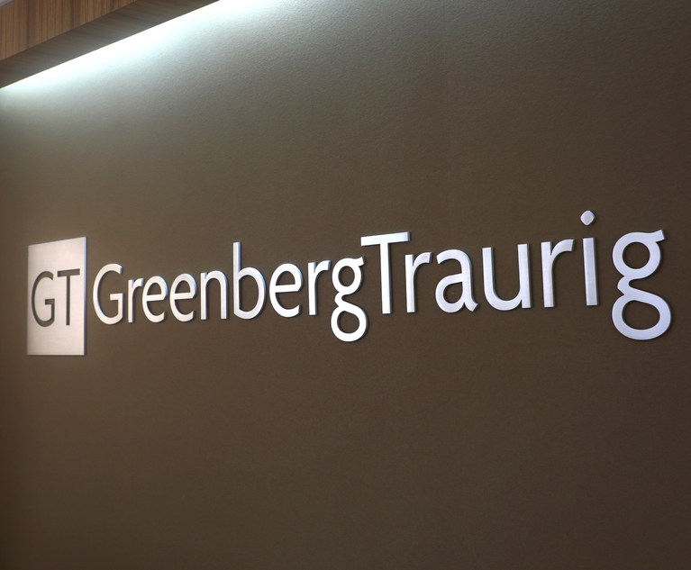 Greenberg Traurig Earned 16 More Revenue in 2021 as Transactional Work Boomed