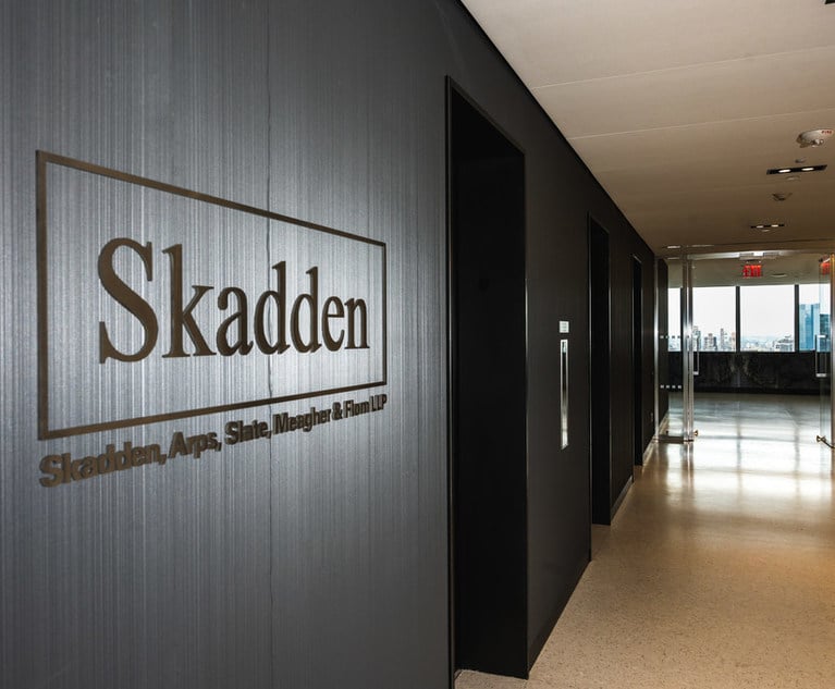 Skadden Latest to Announce Partner Promotions with 21 Making the Cut