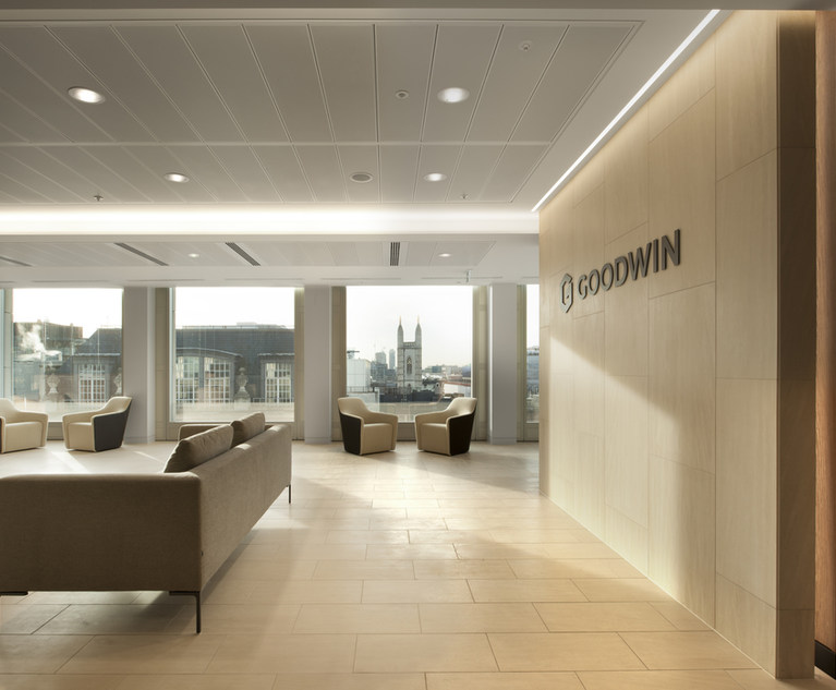 Goodwin Set for New London Office Amid Further Hires